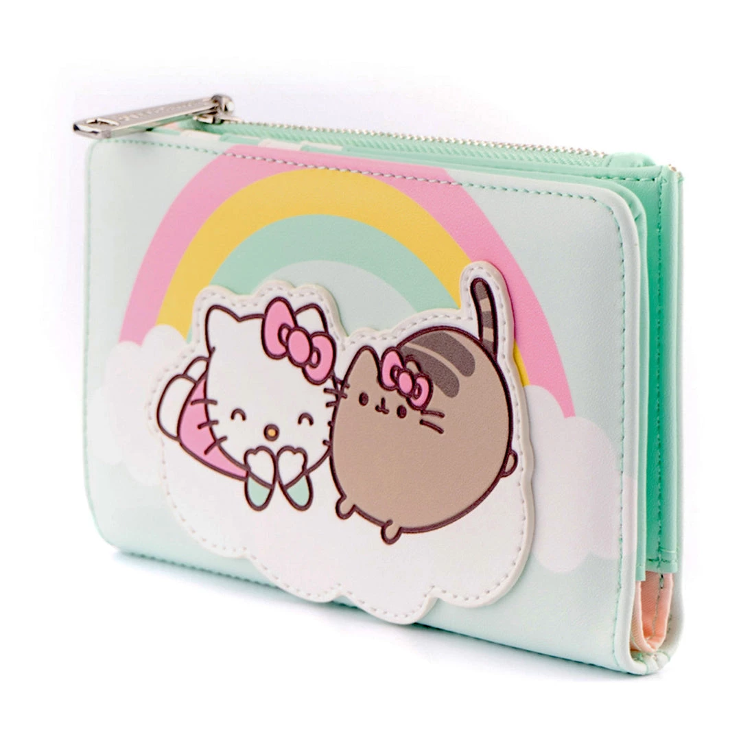 Promo ❤️ Sanrio Loungefly Hello Kitty X Pusheen: Bifold Wallet 🛒 4 Sanrio Loungefly Hello Kitty X Pusheen: Bifold Wallet