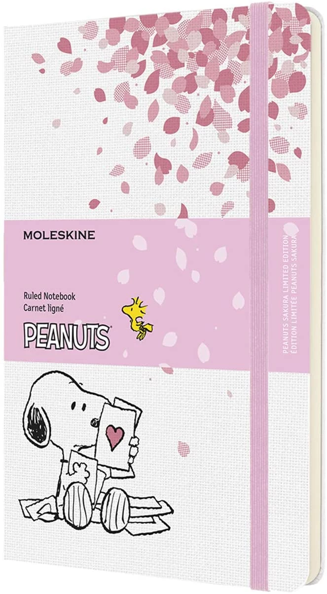 Brand new π Stationery Moleskine Limited Edition Peanuts Sakura Ruled Notebook π― 1 Stationery Moleskine Limited Edition Peanuts Sakura Ruled Notebook