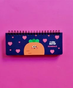 PINKFOOT Carrot Weekly Scheduler: Navy Blue Cover Stationery