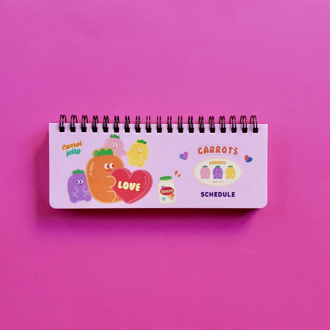 Wholesale ๐ PINKFOOT Carrot Weekly Scheduler: Pink Cover ๐งจ 1 PINKFOOT Carrot Weekly Scheduler: Pink Cover