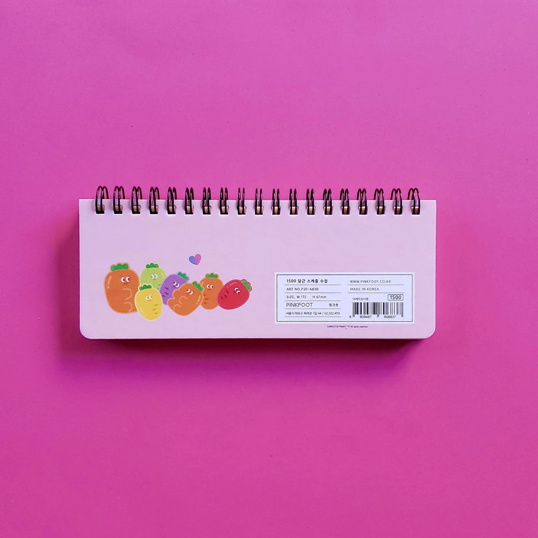 Wholesale ๐ PINKFOOT Carrot Weekly Scheduler: Pink Cover ๐งจ 2 PINKFOOT Carrot Weekly Scheduler: Pink Cover