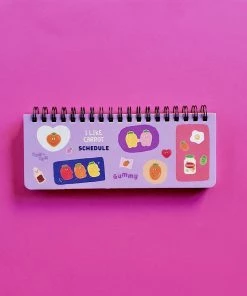 Stationery PINKFOOT Carrot Weekly Scheduler: Light Purple Cover