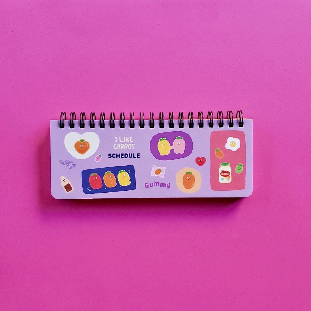 Hot Sale ✔️ Stationery PINKFOOT Carrot Weekly Scheduler: Light Purple Cover 😉 1 Stationery PINKFOOT Carrot Weekly Scheduler: Light Purple Cover