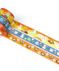 SumLilThings Slurp Of Ramen Washi Tapes Gold Foil - Set Of 3