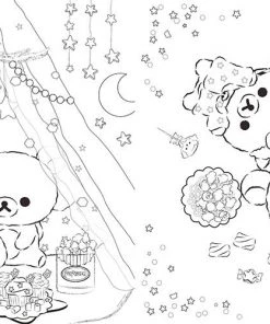 Flash Sale π San-X Rilakkuma Adult Coloring Book & Lesson Book 2 (Japanese) β¨ 12 San-X Rilakkuma Adult Coloring Book & Lesson Book 2 (Japanese)