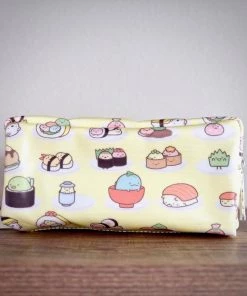 San-X Sumikko Gurashi Zippered Pouch: Sushi Bites