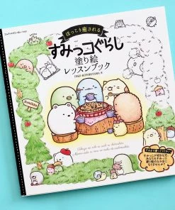 San-X Sumikko Gurashi Adult Coloring & Lesson Book 1 (Japanese)