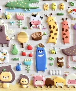 Bcmini Suatelier Stickers: Animal Farm Stationery