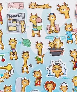 Bcmini Nekoni Stickers: Giraffes Stationery