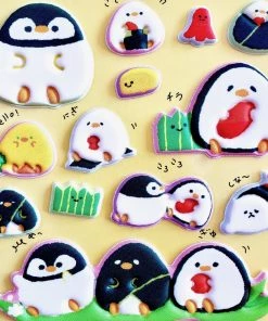 Bcmini Kamio Japan Stickers: Puffy Penguin