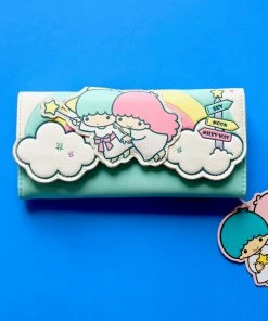 Loungefly X Sanrio Little Twin Stars Rainbow Cloud Trifold Wallet