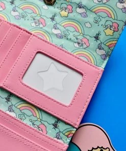 Loungefly X Sanrio Little Twin Stars Rainbow Cloud Trifold Wallet