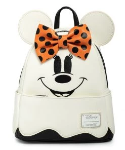 Loungefly X Disney: Minnie Mouse Ghost Glow In The Dark Mini Backpack