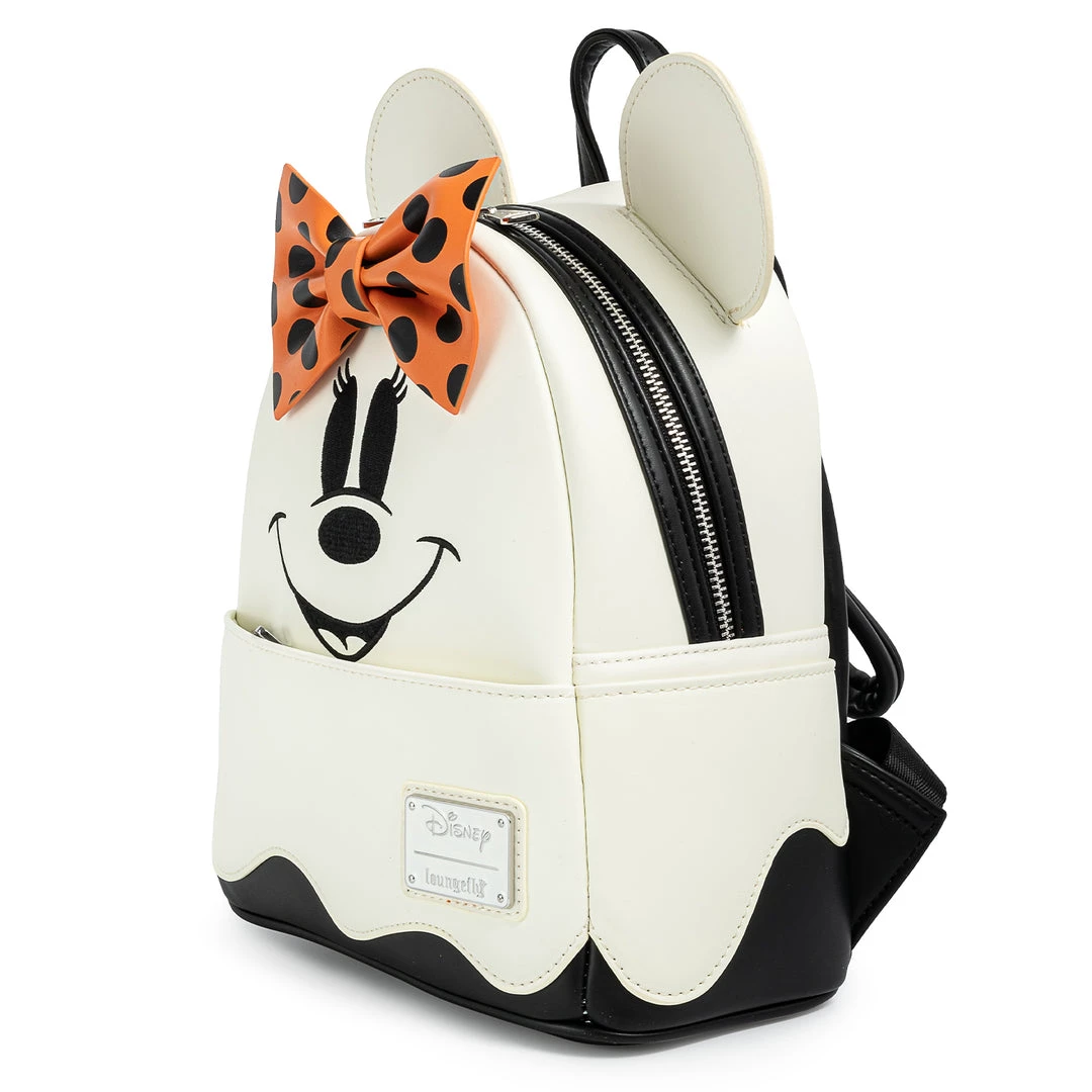 Outlet ⌛ Loungefly X Disney: Minnie Mouse Ghost Glow In The Dark Mini 🎒 Backpack 😉 2 Loungefly X Disney: Minnie Mouse Ghost Glow In The Dark Mini Backpack