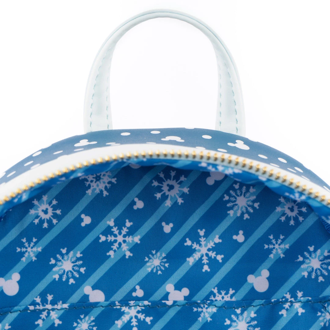 Outlet ๐ Loungefly X Disney: Snowman Mickey And Minnie Mouse Snow Globe Mini ๐ Backpack โค๏ธ 4 Loungefly X Disney: Snowman Mickey And Minnie Mouse Snow Globe Mini Backpack