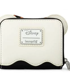 Loungefly X Disney: Minnie Mouse Ghost Glow In The Dark Zip Around Wallet