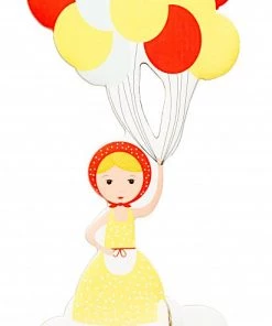 Stationery Studio ROOF: PopOut Card (Balloon Girl)