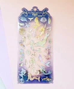 Bcmini Stationery Nekoni Stickers: Crystal Gel Mermaids