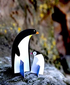 Studio ROOF: PopOut Card (Penguins)