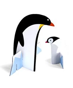 Studio ROOF: PopOut Card (Penguins)