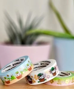 SumLilThings Lil' Greenhouse Washi Tapes Holo Gold Foil - Set Of 3