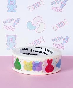 SumLilThings Gummy Misfits Washi Tape 15mm - Gold Foil