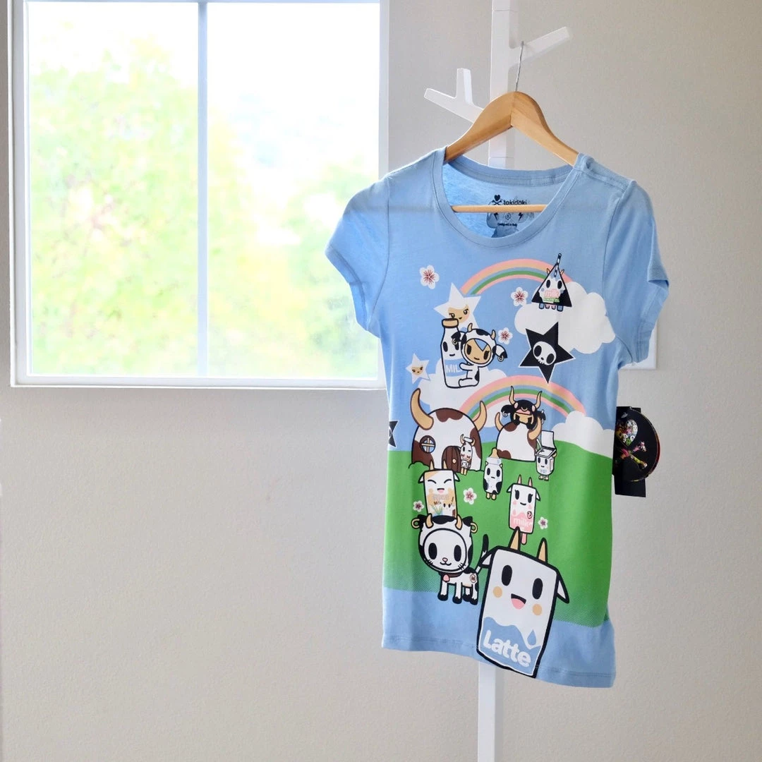 Cheapest ๐ The Cute Stuff Tokidoki See You Latte T-shirt ๐งจ 1 The Cute Stuff Tokidoki See You Latte T-shirt