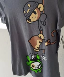Brand new ๐ The Cute Stuff Tokidoki Monkey Business T-shirt โญ 6 The Cute Stuff Tokidoki Monkey Business T-shirt