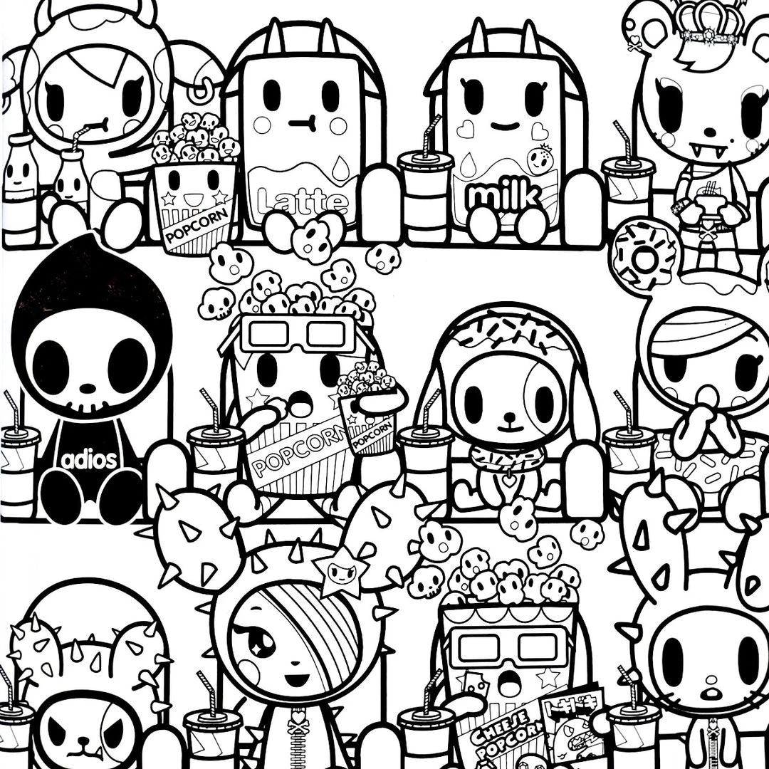 Flash Sale β The Cute Stuff Tokidoki Coloring Book π 5 The Cute Stuff Tokidoki Coloring Book