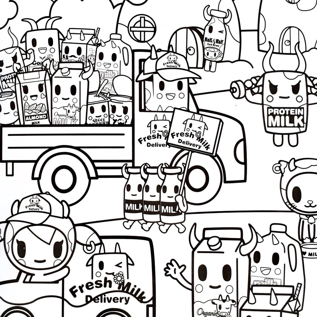 Flash Sale β The Cute Stuff Tokidoki Coloring Book π 6 The Cute Stuff Tokidoki Coloring Book