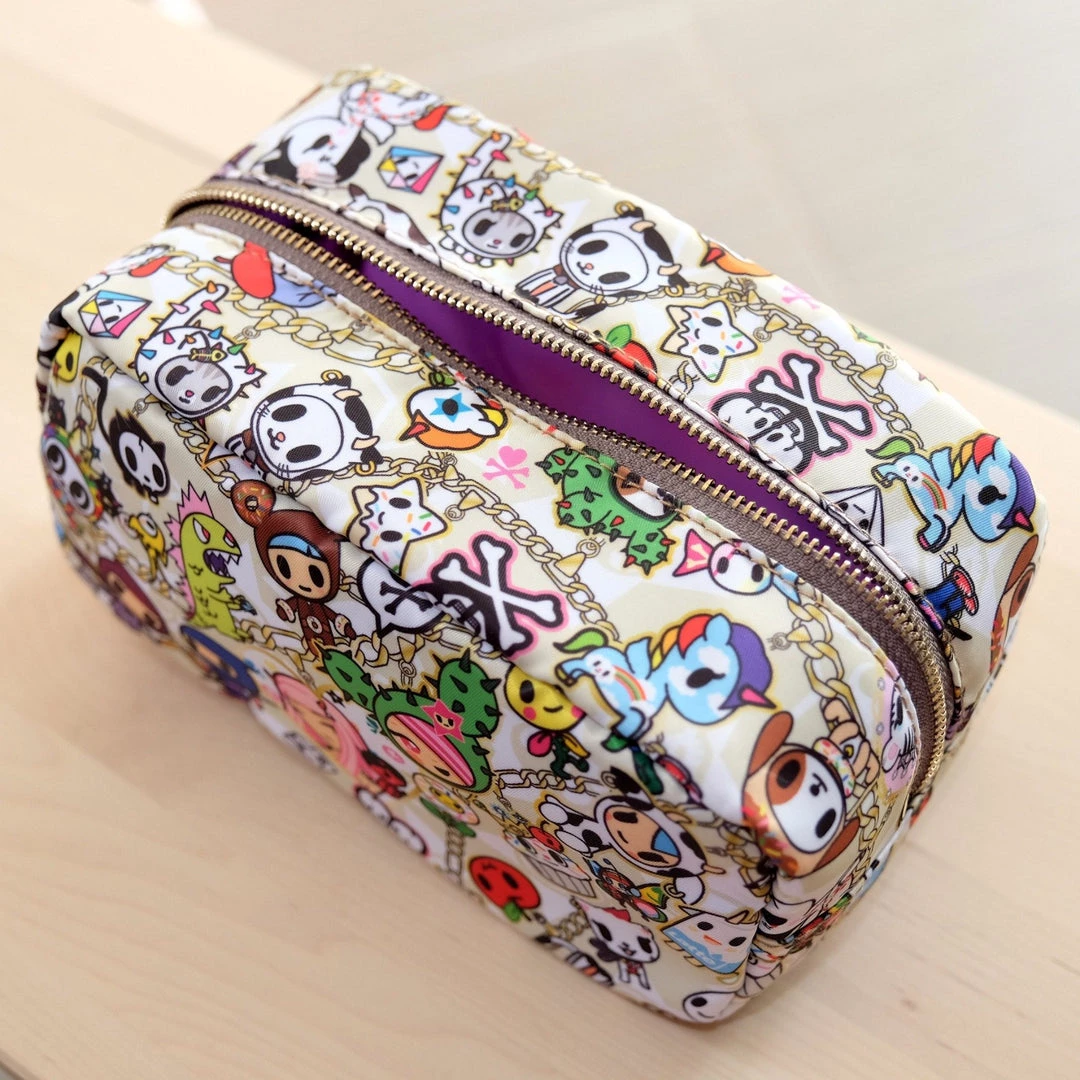 Brand new 🥰 Tokidoki Chained Love Collection: Cosmetic/Storage Pouch Bags & Wallets 😀 2 Tokidoki Chained Love Collection: Cosmetic/Storage Pouch Bags & Wallets