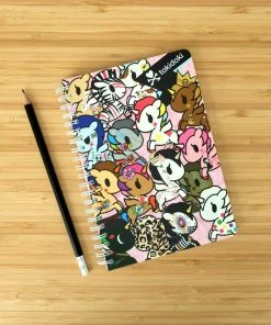 Tokidoki Unicorno Plastic Cover Spiral Notebook Stationery