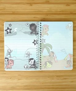 Tokidoki Unicorno Plastic Cover Spiral Notebook Stationery